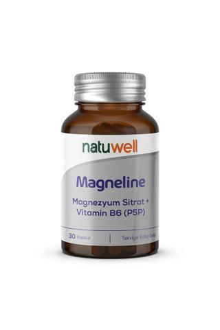 Natuwell Magrneline Magrnezyum Sitrat + P5P 30 Kapsül
