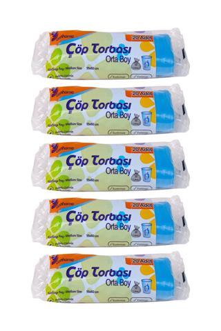 Orta Boy Çöp Poşeti Seti 5 Adet