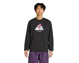 adidas Snow Crew Unisex Outdoor Sweatshirts KE2320 Siyah