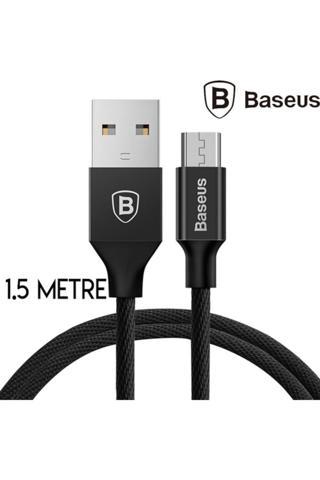 Baseus CAMYW-B01 Yiven Micro USB 1.5 Metre Şarj Kablosu Siyah