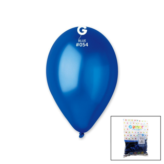 GM-110-36-54 METALİK - MAVİ BALON 11'' - 28CM - 100 PARÇA (5250)