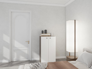 Masif Market 2 Kapaklı Çok Amaçlı Dolap Antrasit Meşe