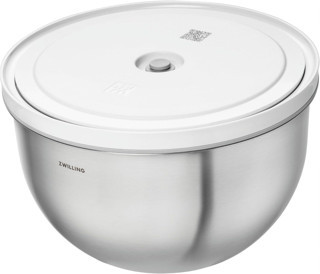 Zwilling Fresh & Save Bowls Vakumlu Saklama Kabı, L, 24 Santimetre, Paslanmaz Çelik, Metalik Gri
