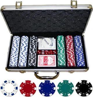 Oem 300 Chip Poker Seti Metal Çantalı