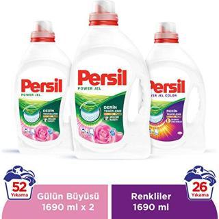 Persil Gülün Büyüsü Sıvı Çamaşır Deterjanı 26 Yıkama x 2 Adet + Color Jel Deterjan 26 Yıkama
