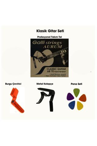 Galli Aurum Ar70 Klasik Gitar Tel Ve Seti