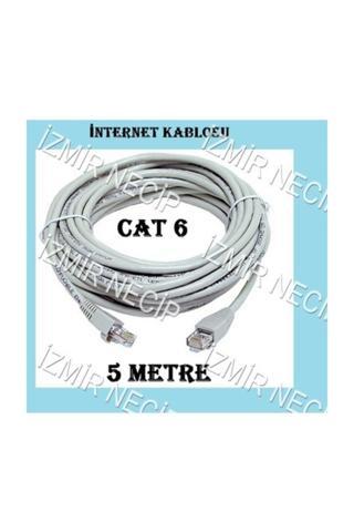 Hadron Ncp 5M Mt Internet Kablosu Cat6 Kaliteli Sağlam Kablo Pc Modem Arası