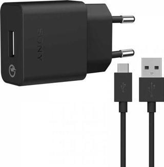 Sony UCH10 2.0A Hızlı Şarj Cihazı + Micro Usb Kablo - Siyah (İthalatçı Garantili)