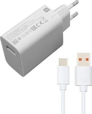 Xiaomi 33W Turbo Şarj Aleti Seti Type C 3A Qualcomm 3.0