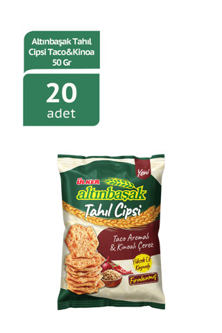 Altınbaşak Tahıl Cipsi Taco&Kinoa 50Gx20 