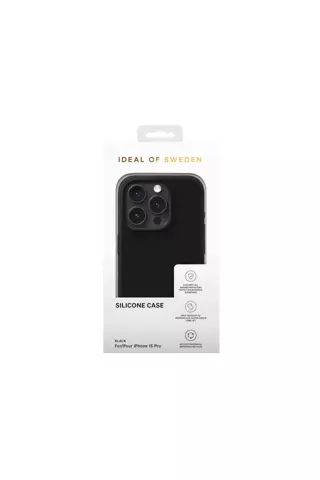 iDeal of Sweden Silicone Case iPhone 15 Pro Siyah