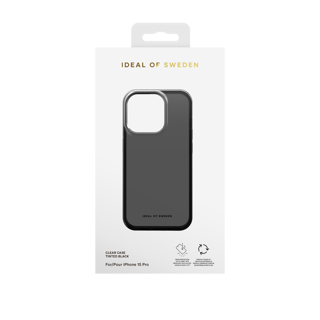 iDeal of Sweden Clear Case iPhone 15 Pro Tinted Black