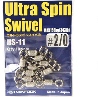 Vanfook Ultra Spin Swivel Fırdöndü US-11 Silver #2/0 (10 Ad)