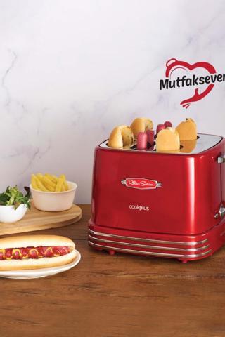 Cookplus Mutfaksever 4lü Sosisli Sandviç (Hot Dog) Yapma Makinesi