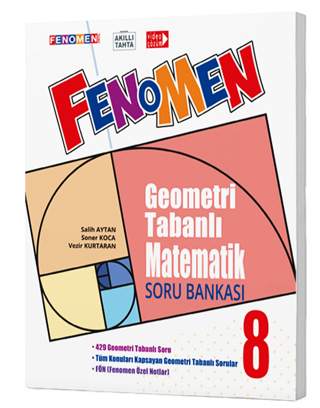 Gama Yayınları 8.Sınıf Geometri Tabanlı Matematik Fenomen Soru Bankası - Gama Yayınları