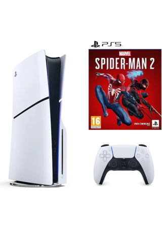 Sony Playstation 5 Slim Diskli (ithalatçı garantili )+ ps5 spider-man 2