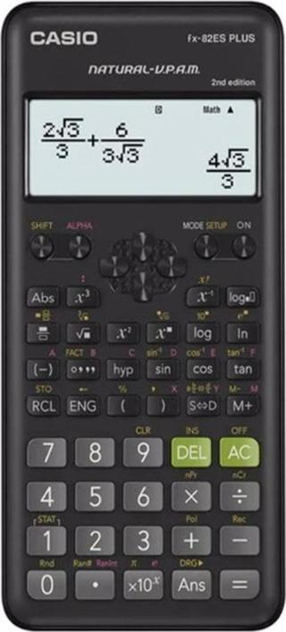 Casio Fx-82es Plus Hesap Makinesi Bilimsel 2nd Edition 252 Fonksiyon