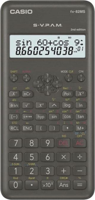 Casio Fx-82ms Hesap Makinesi Bilimsel 2nd Edition 240 Fonksiyon