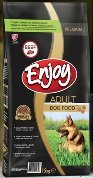 Enjoy Biftekli Yetişkin Köpek Maması 15 Kg