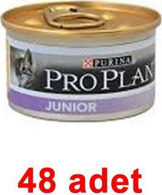 Pro Plan Junior Tavuklu Yavru Kedi Konservesi 85 Gr 48 Adet