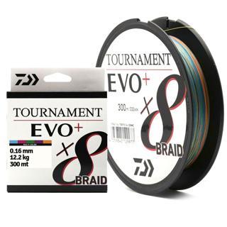 Daiwa Tournament Evo+ 8X İp Misina 0.16mm 12.2kg 300mt Multicolor