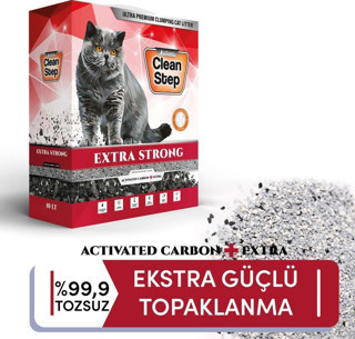 Jadawa Clean Ekstra Güçlü Aktif Karbonlu İnce Taneli Kedi Kumu 10 Lt