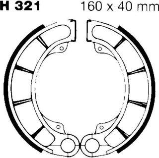 Ebc H321 1994-2007 Honda VT 600 Shadow Uyumlu Arka Fren Balatası Yaylı Kampana Set