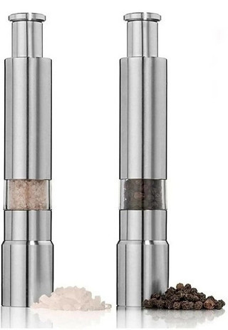 MDB Karabiber Tuz Baharat Öğütücü Otomatik Basmalı Çelik Değirmen