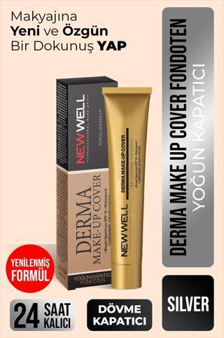 New Well Derma Makeup Cover Yoğun Kapatıcı Fondöten 03
