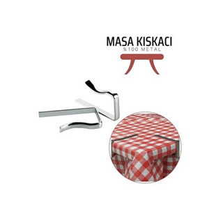 Findit Masa Örtüsü Klipsi - Metal Masa Kelepçesi Masa Örtüsü Sabitleyici 4 ADET