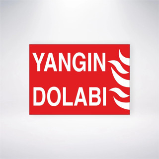 Yangın Dolabı Sticker 20X28 Cm