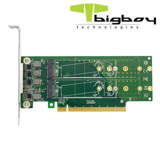 Bigboy PCIe 4.0 x4 PCIe 4.0 x16 4xM.2 4xNVMe Çevirici Ünite