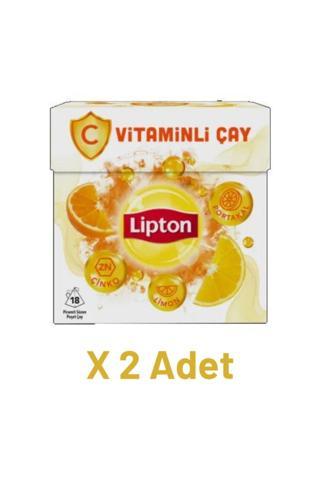 Lipton C Vitaminli Çay 18li X 2 Adet
