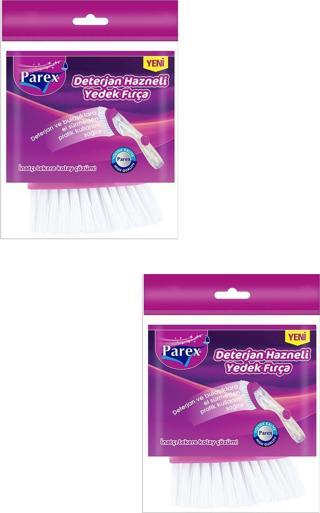 Parex Deterjan Hazneli Bulaşık Fırçası Yedeği xc 2 Adet