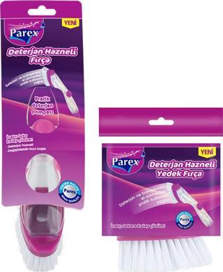 Parex Deterjan Hazneli Fırça + Yedek