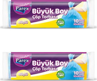 Parex Güçlü Çöp Torbası Büyük Boy 2 Paket