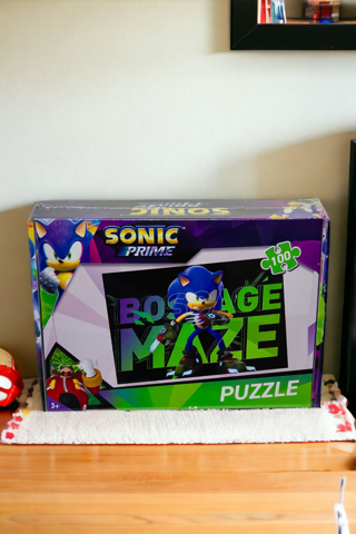 Arsimo Sonic Serisi 100 Parça Puzzle Seti Yapboz SO7875