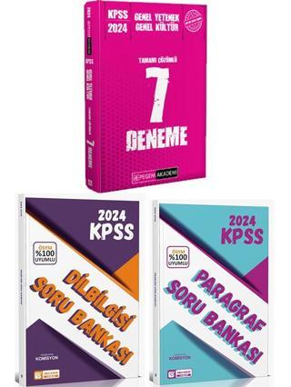 Anla Kazan KPSS Paragraf Dil bilgisi Soru ve Pegem KPSS GYGK 7 li Deneme 3 lü Set - Anla Kazan Yayınları