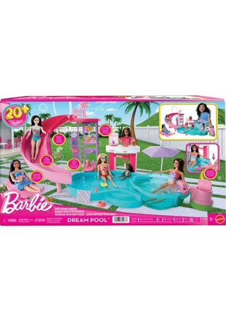 Barbie ’nin Rüya Havuzu Oyun Seti JFP01 Lisanslı Ürün