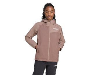 adidas W Terrex Mt 2L Rain Jk Kadın Outdoor Yağmurluk JN0857 Kahverengi