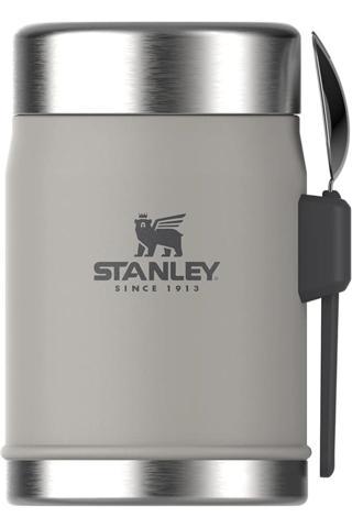 Stanley Classic Legendary Yemek Termosu Kaşıklı 0,4 L Gri