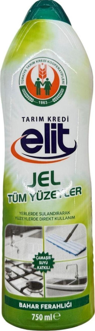 Tarım Kredi Elit Tüm Yüzeyler Jel Bahar Kokusu 750Ml