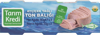 Türkiye Tarım Kredi Kooperatifleri Ton Balığı 3 X 80 G