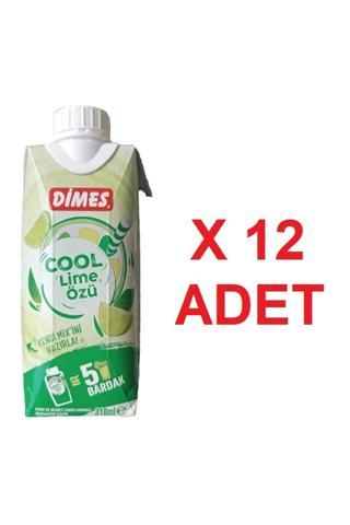 Dimes Cool Lime Özü 310 ml X 12 Adet / Cool Lime Şurubu