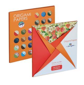 Puzzgami Origami Kağıdı Seti 15x15 Cm Papers Floral Pattern Pz-025