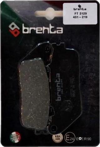 Brenta 431-219 2010-2016 Honda VFR 1200 F Uyumlu Arka Fren Balatası Organik Balata