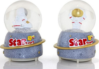 Kar Küresi Işıklı Müzikli 13 Cm