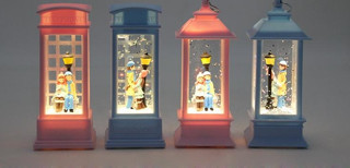 Kış Masalı Işıklı Kar Küresi 