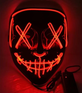 LED Işıklı Turuncu Maske 