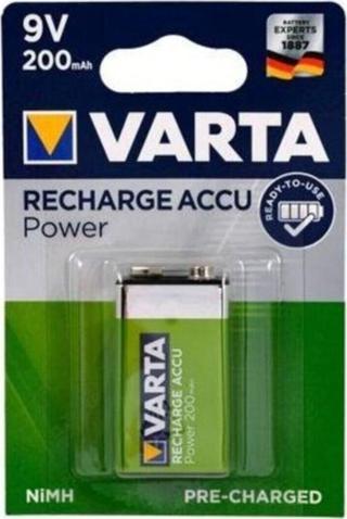 Ata Elektronik 9 Volt 200mah Şarj Edilebilir 9 Volt Kare Pil Alman Malı